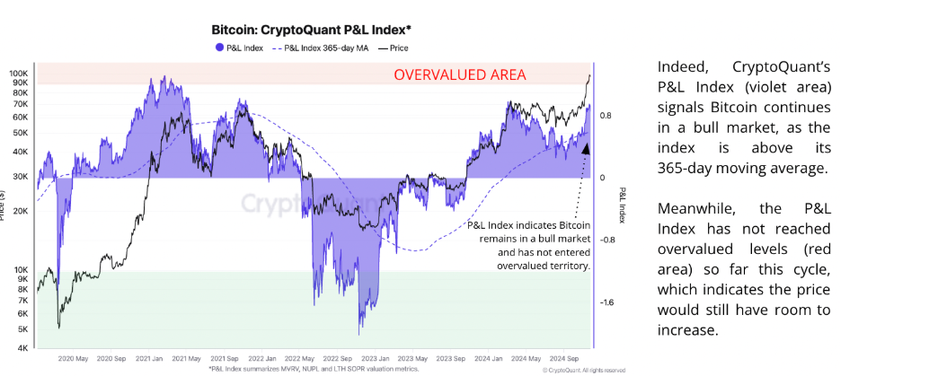 Bitcoin P&L Index chart. Source: CryptoQuant